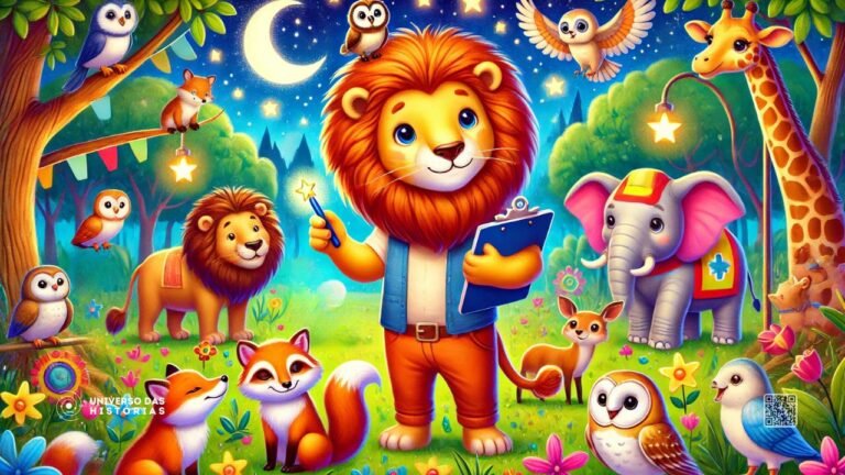 História Infantil sobre Responsabilidade: As Aventuras de Leo, o Leão Organizado